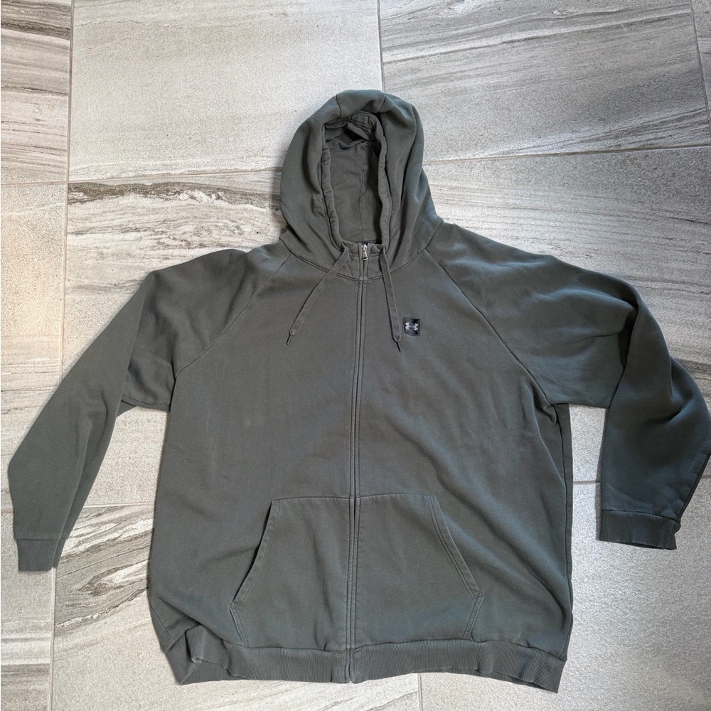 Green Zip-Up Hoodie